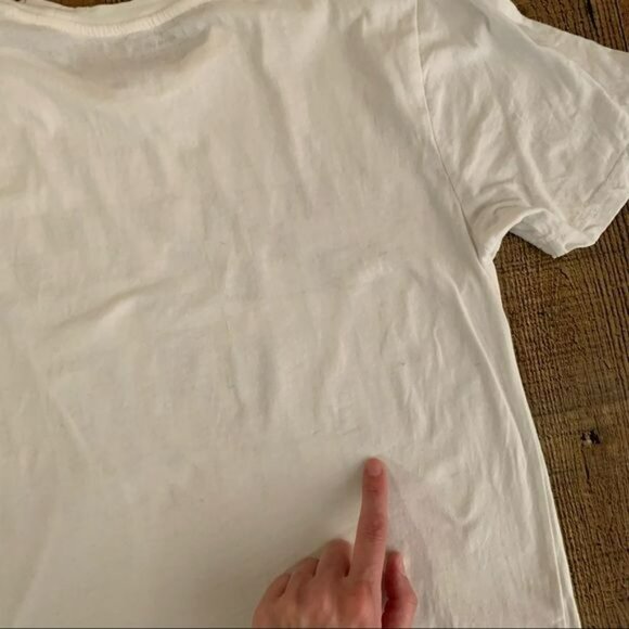 Adam Levine mens short sleeve crew neck rad graphic tee in white - S - Picture 2 of 11